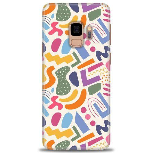 Samsung Galaxy S9 Kılıf HD Baskılı Kılıf - Color + Tam Ekran Koruyucu