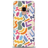 Samsung Galaxy S9 Kılıf HD Baskılı Kılıf - Color + Tam Ekran Koruyucu