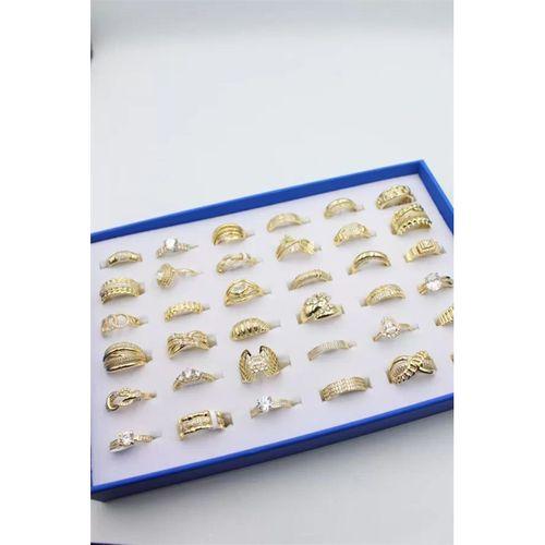 36'lı Xuping Yüzük Seti - Altın