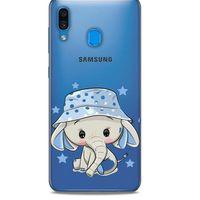 Zoologix (46) Samsung Galaxy A20s Şeffaf Kılıf Silikon Desenli