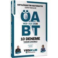2026 MEB AGS ÖABT Ortaöğretim Matematik Öğretmenliği Tamamı Çözümlü 10 Deneme Yediiklim