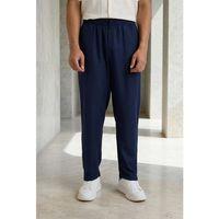 Prawer Baggy Kalıp Odessa Kumaş Jogger Erkek Pantolon - Lacivert