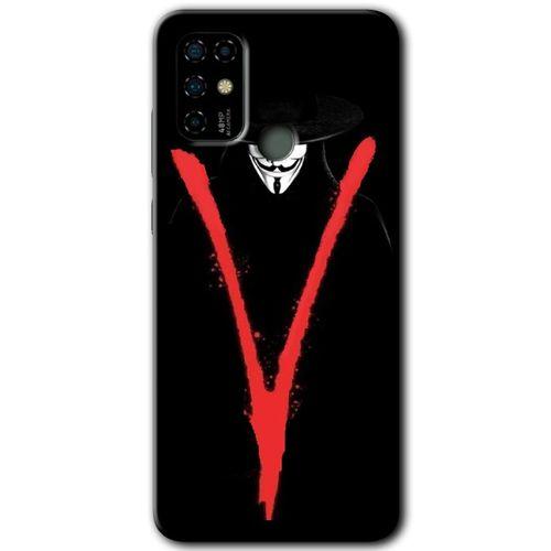 Casper Via F20 Kılıf HD Desen Baskılı Arka Kapak - V for