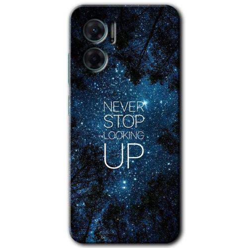 Potkal Hediye Fabrikası Xiaomi Redmi Note 11E HD Baskılı Kılıf + 9D Tam Ekran Koruyucu - Stars Wallpaper
