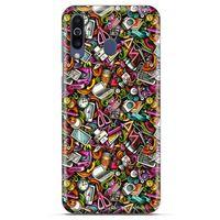 Graffitix (10) Desenli Silikon Kapak Alcatel 1S Kılıf