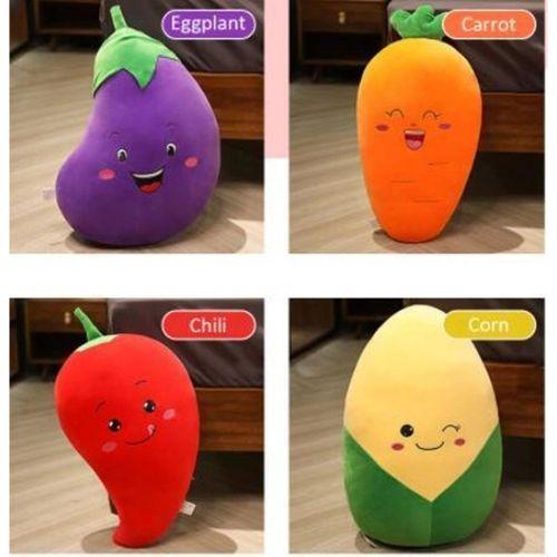 62297 PELUŞ 30CM HAVUÇ,PATLICAN,MISIR,KIRMIZI BİBE