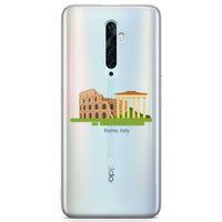 Oppo Reno2 Z 2019 Kılıf Roma İtalya Arka Kapak Koruma Desenli Full Koruyucu