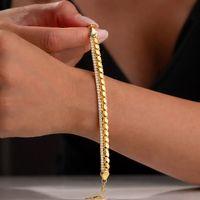 Gümüş Gold Pullu Su Yolu Kadın Bileklik