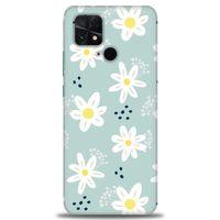 Xiaomi Poco C40 Kılıf HD Baskılı Kılıf - Papatyalar + Tam Ekran Koruyucu