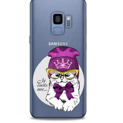 Zoologix (83) Samsung Galaxy S9 Şeffaf Kılıf Silikon Desenli