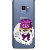 Zoologix (83) Samsung Galaxy S9 Şeffaf Kılıf Silikon Desenli
