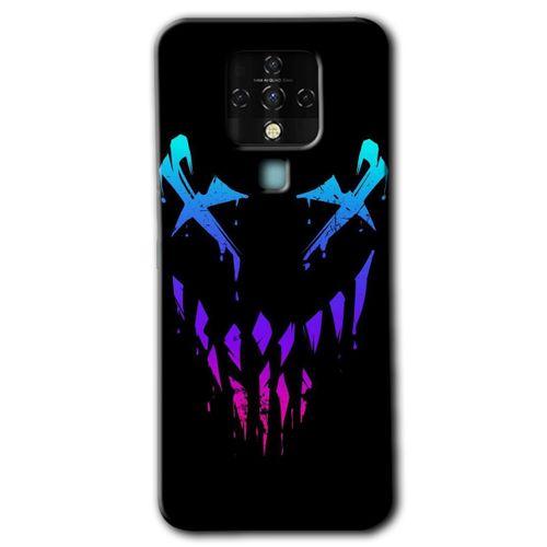 Tecno Camon 16 Kılıf HD Desen Baskılı Arka Kapak - Çığlık + Kırılmaz Cam