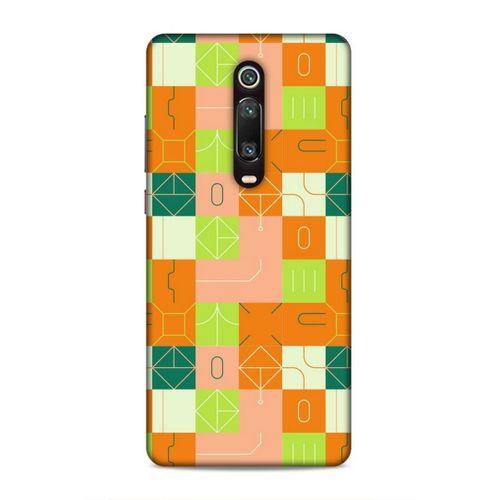 Xiaomi Redmi K20 Pro Uyumlu Kılıf Insomnia (48) Bumper Kılıf Fıstık Yeşili Turuncu