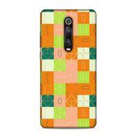 Xiaomi Redmi K20 Pro Uyumlu Kılıf Insomnia (48) Bumper Kılıf Fıstık Yeşili Turuncu