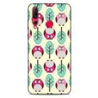 Lopard Huawei P Smart Z Uyumlu Kılıf Baykuşlar (30) Silicone Case