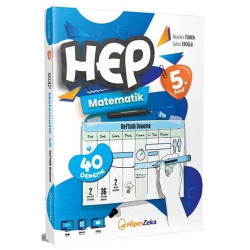 5. Sınıf Hep Matematik 40 Haftalık Deneme Hiper Zeka Yayınları