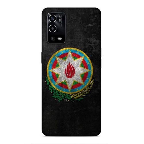 Oppo A55 5G Uyumlu Kılıf Azarbaijan (39) Liquid Crystal Kılıf Amblem