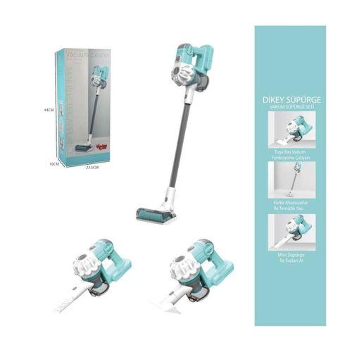 Eğitici Oyuncak LS8807Q Vardem Dikey Elektrik Süpürgesi Kapalı Kutu Yeşil-Gri 3 in1