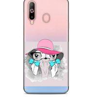 Zoologix (63) Samsung Galaxy M40 Şeffaf Kılıf Silikon Desenli