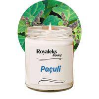 Doğal Özel Seri Kokulu Dekoratif Kavanoz Mum 210 cc - Paçuli Esansı - RYL