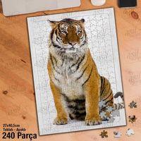 Asil Hobi Kaplan - Vahşi Hayvan - Amazon Yapboz-ayak Destekli Çerçeveli 240 Parça Puzzle