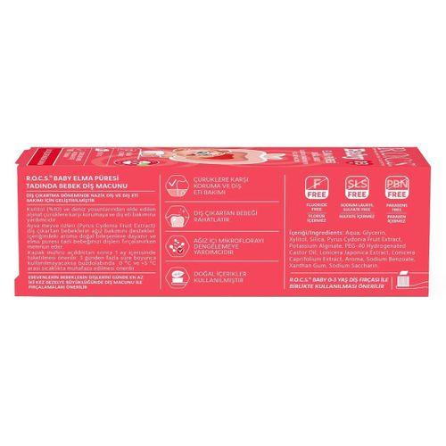 R.O.C.S. R.O.C.S.Baby Diş Macunu 35ml 0-3 Yaş Elma