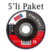 Brio Flap Disk 115Xp60 Zr 5'li Paket