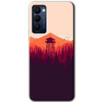 Tecno Camon 18 Kılıf HD Desen Baskılı Arka Kapak - Gözlem Kulesi