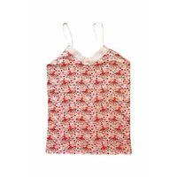 Kadın Askılı Desenli Atlet Dantelli Empirme Pamuklu Penye D1