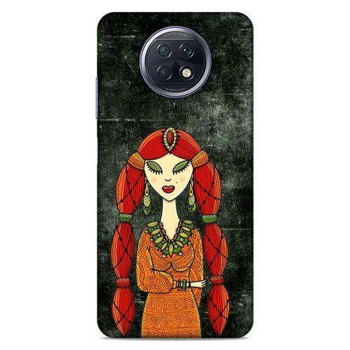 Lopard Xiaomi Redmi Note 9T Uyumlu Kılıf Sürreal Yüzler ♀ (36) Glitter Kılıf Desenli