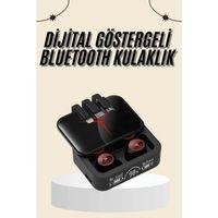 Kablosuz Şarj Göstergeli Powerbank Özellikli Bluetooth Kulaklık Çağrı Cevaplayabilen