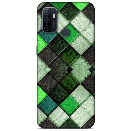 Huawei P40 Kılıf Patchwork (17) Tasarım Kılıf Fıstık Yeşili