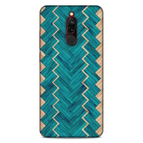 Lopard Xiaomi Redmi 8 Uyumlu Kılıf Wood'X (36) Glitter Kılıf Desenli