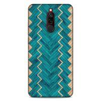 Lopard Xiaomi Redmi 8 Uyumlu Kılıf Wood'X (36) Glitter Kılıf Desenli