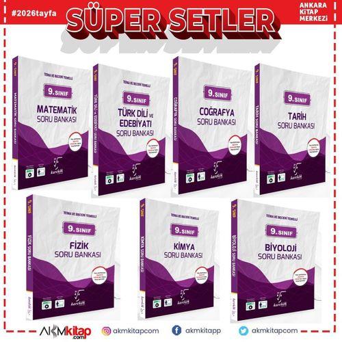 Karekök Yayınları 9. Sınıf Soru Bankası Seti 7 Kitap