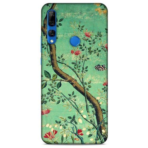 Huawei Y9 Prime 2019 Uyumlu Kılıf Yeşil Delisi (28) Arka Kapak Zümrüt yeşili
