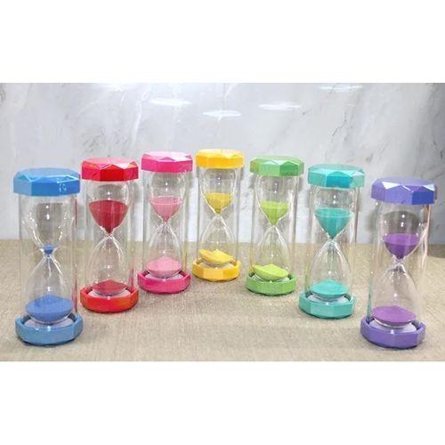 Plastik Çerceveli Renkli 10 Dk Kumsaati Alk4563