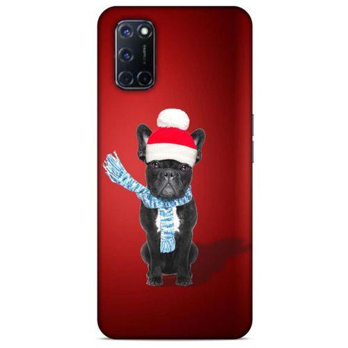 Oppo A72 Kılıf Köpek Kıyafetleri (23) Ultra Koruma Kılıfı French Bulldog Bere