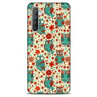 Baykuşlar (14) Desenli Silikon Kapak Telefon Kabı Oppo Realme XT Kılıf