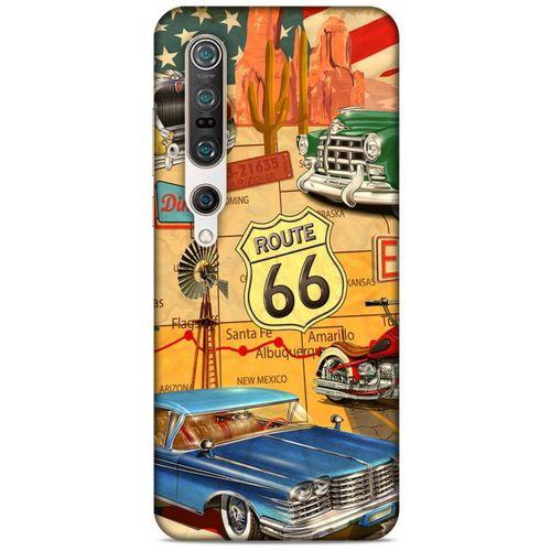 Retro (20) Desen Koruyucu Kılıf Renkli Xiaomi Mi 10 Pro Kılıf