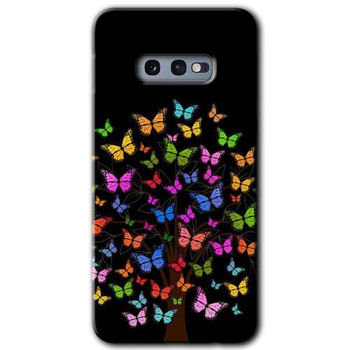 Samsung Galaxy S10e Kılıf Baskılı Kapak - Cacti Prairies + 5D Tam Kaplayan Cam