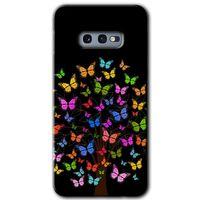 Samsung Galaxy S10e Kılıf Baskılı Kapak - Cacti Prairies + 5D Tam Kaplayan Cam