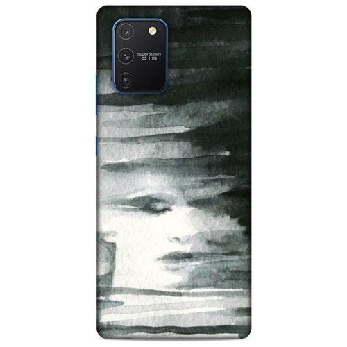 Samsung Galaxy S10 Lite Kılıf Depresyon (13) Silikon Kap Mor Turuncu