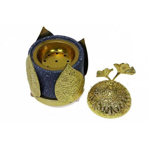 Buhurdanlık Seramik  Altın Dekorlu Kapak