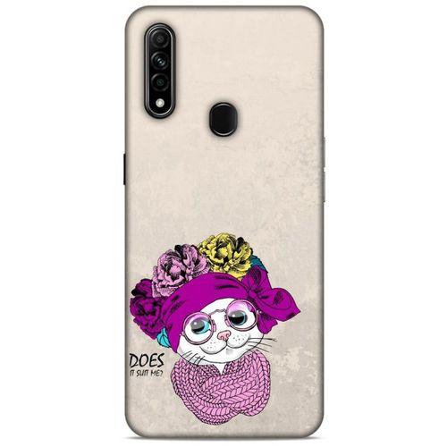 Animax Güllü Kedicik Oppo A31 Kılıf Desenli Silikon