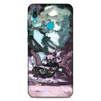 Lopard Huawei Y7 2019 Uyumlu Kılıf Soyut Sanat (39) Baskılı Liquid Crystal Kılıf