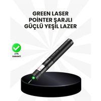 Yüksek Güçlü Yeşil Lazer Pointer 5000mw Şarjlı