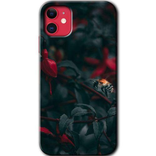 iPhone 11 Kılıf HD Desen Baskılı Arka Kapak - Avcı Arı