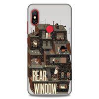 Lopard Xiaomi Mi A2 Lite Uyumlu Kılıf IMDB Film (49) Ultra Silikon Kılıf Arka Pencere