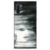 Samsung Galaxy Note 10 Plus Kılıf Depresyon (13) Silikon Kap Mor Turuncu